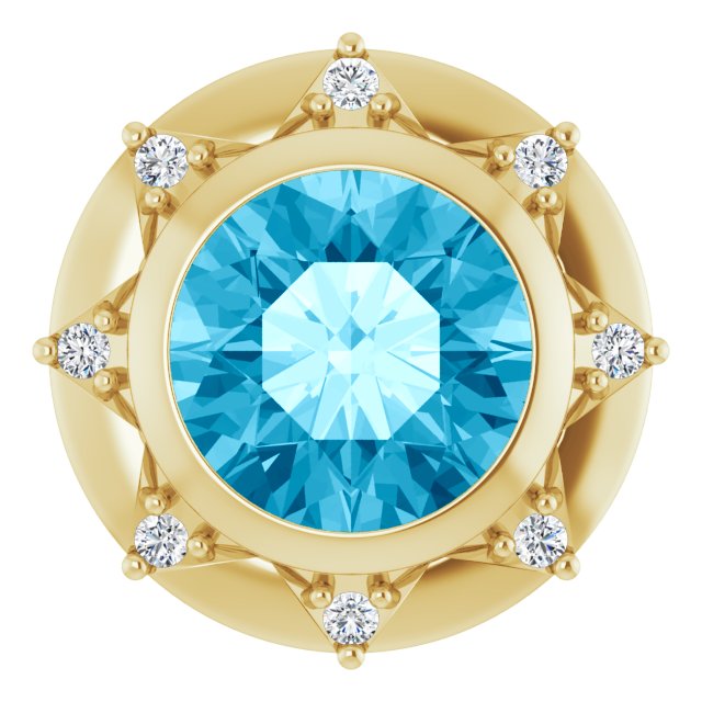 Vintage-Inspired Accented Pendant Star