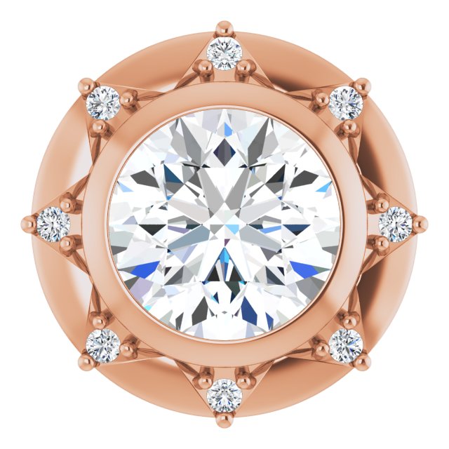 Vintage-Inspired Accented Pendant Star
