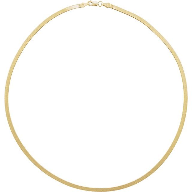 Stackable Flexible Herringbone Chain