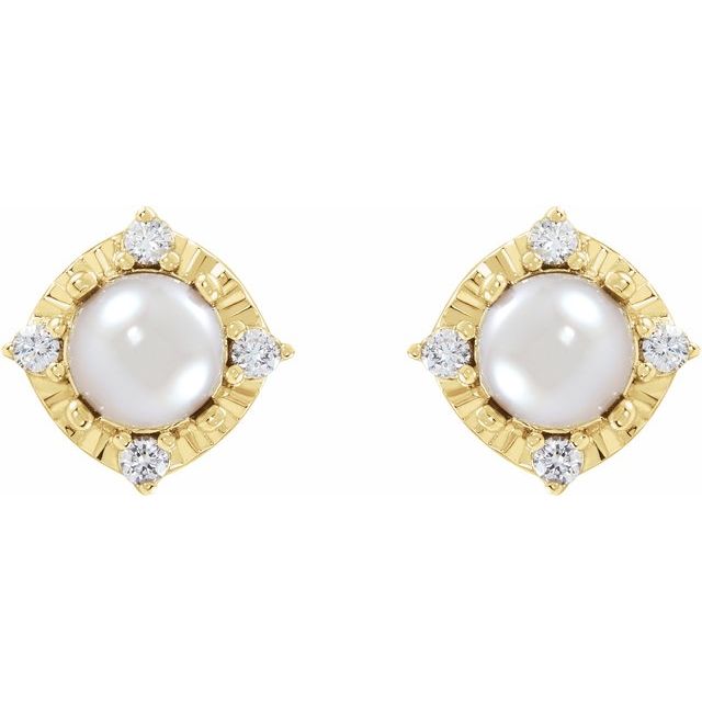Halo Birthstone Earrings
