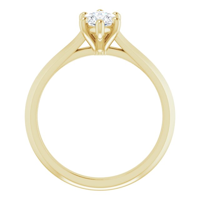 Marquise Solitaire Engagement Ring
