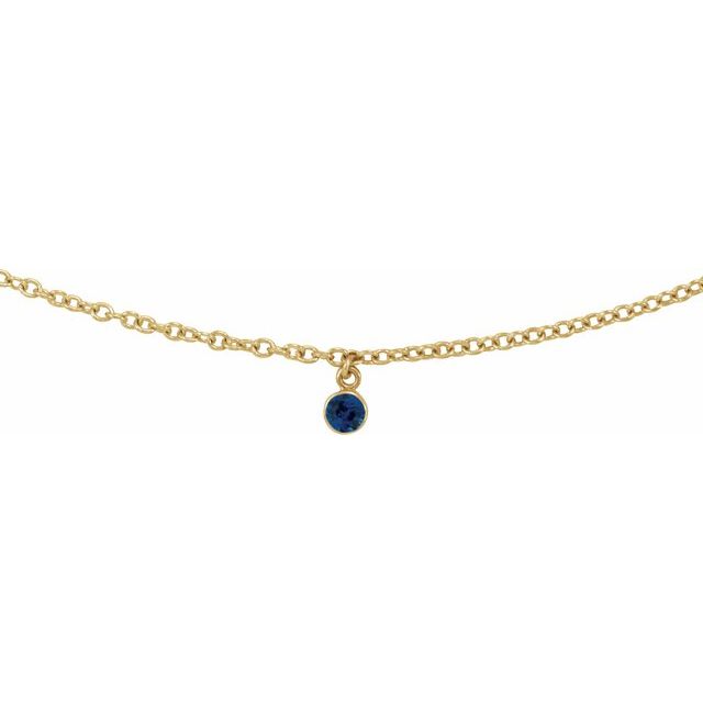 Bezel-Set Solitaire Necklace