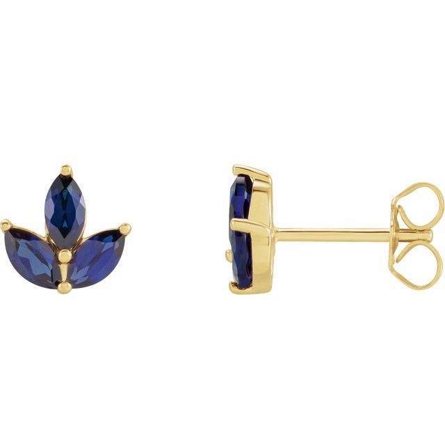 Marquise Cluster Earrings