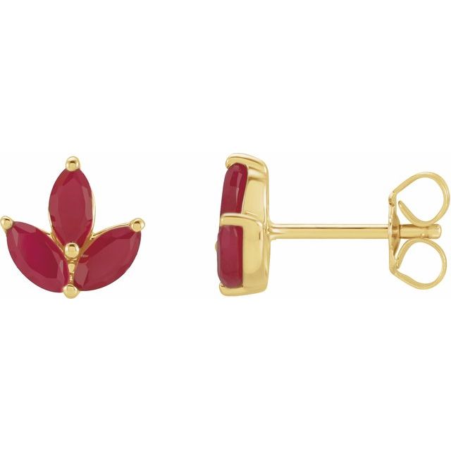 Marquise Cluster Earrings