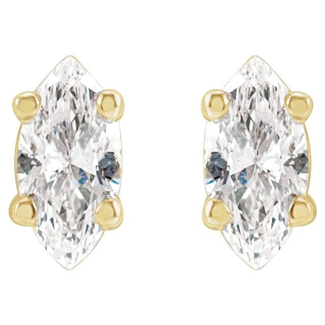 Marquise Stud Earrings