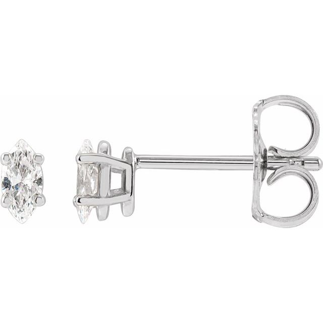Marquise Stud Earrings