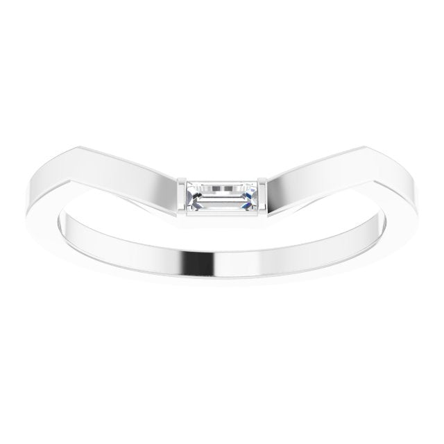 Natural Diamond Contour Band