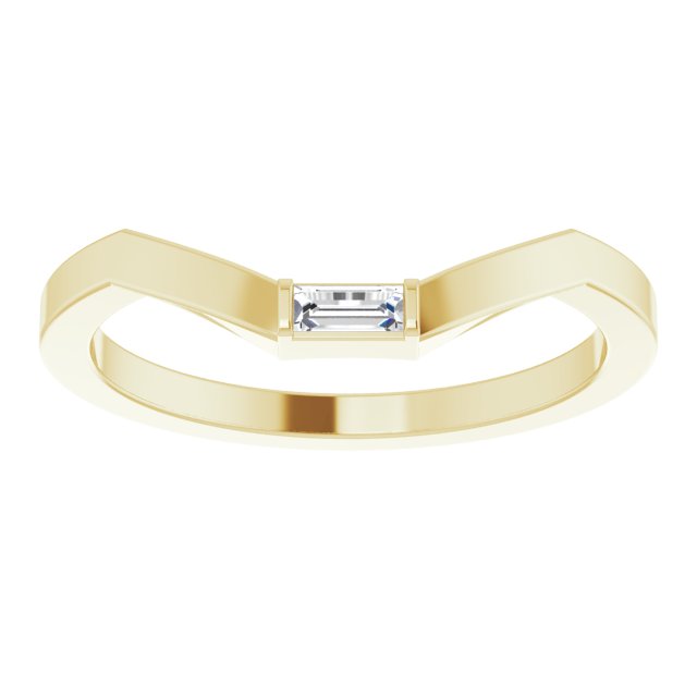 Natural Diamond Contour Band