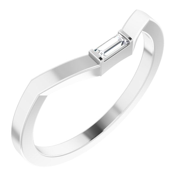 Natural Diamond Contour Band