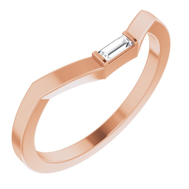 Natural Diamond Contour Band