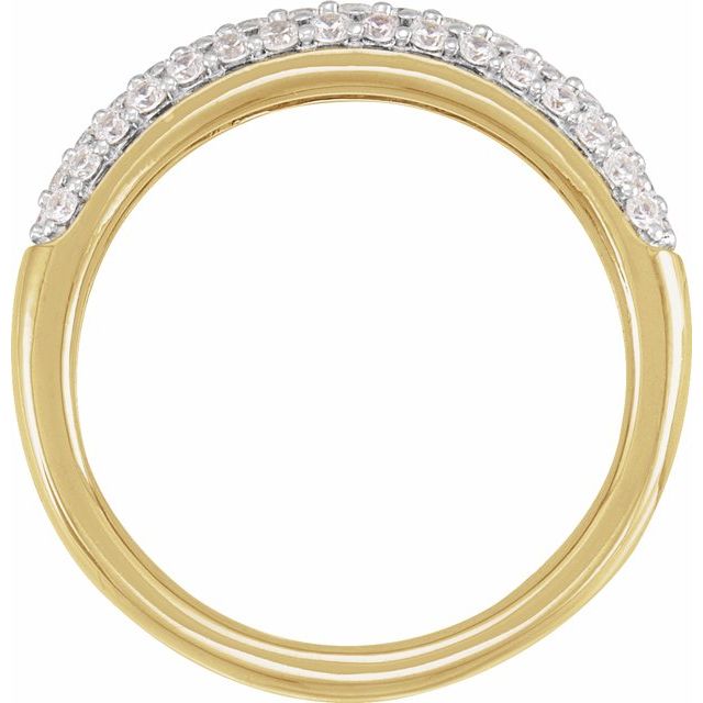 Accented Lab-Grown Diamond Ring 1/2 CTW