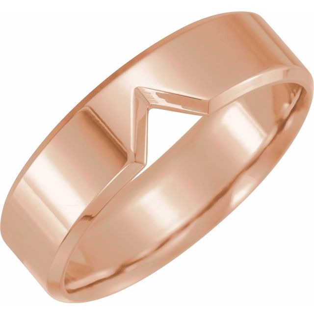 V-Shape Notched Comfort-Fit Band