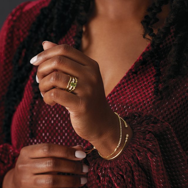 Diamond Adjustable Bolo Bracelet