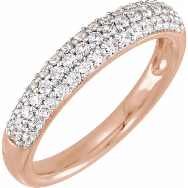Accented Lab-Grown Diamond Ring 1/2 CTW