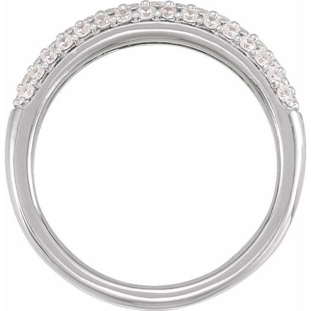 Accented Lab-Grown Diamond Ring 1/2 CTW