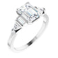 Diamond Accented Engagement Ring