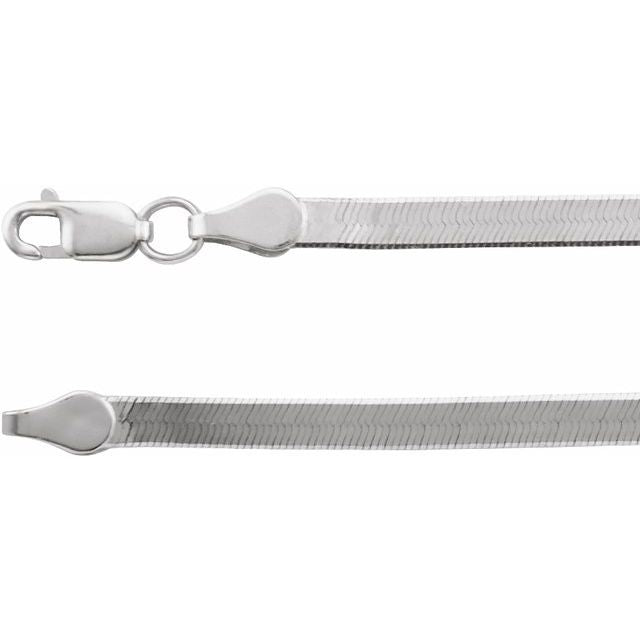 Stackable Flexible Herringbone Chain