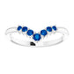 Graduated V-Shaped Ring