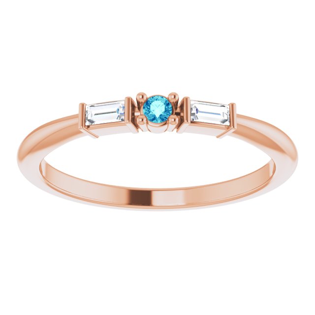 Stackable Three-Stone Ring