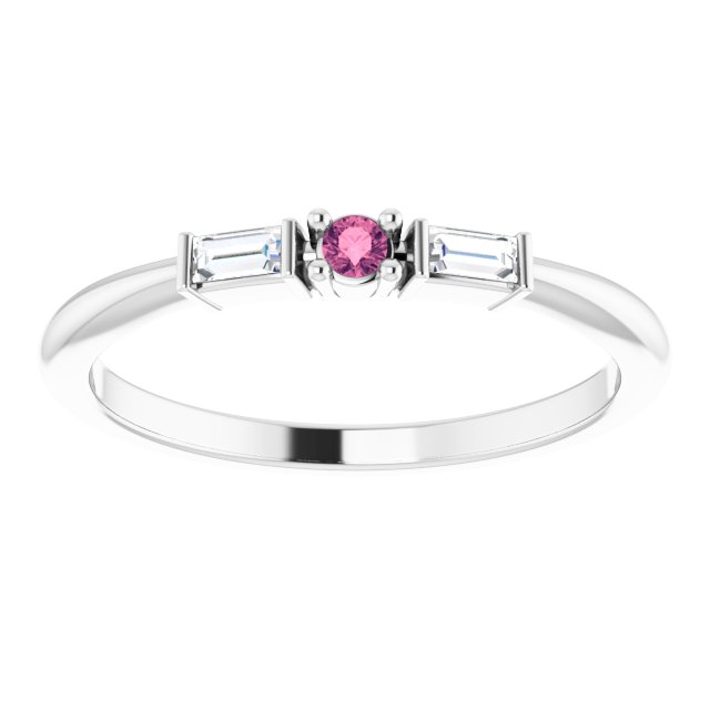 Stackable Three-Stone Ring