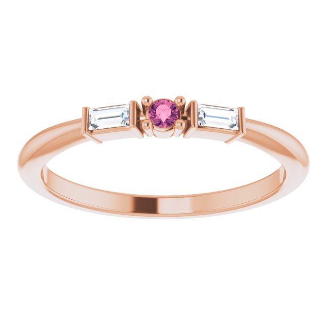 Stackable Three-Stone Ring