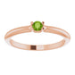 Stackable Dainty Gemstone Ring