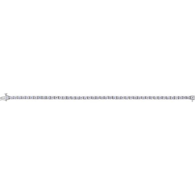 Diamond Illusion-Set Line Bracelet