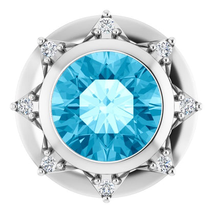 Vintage-Inspired Accented Pendant Star
