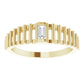 Negative Space Baguette Diamond Solitaire Ring