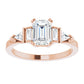 Diamond Accented Engagement Ring