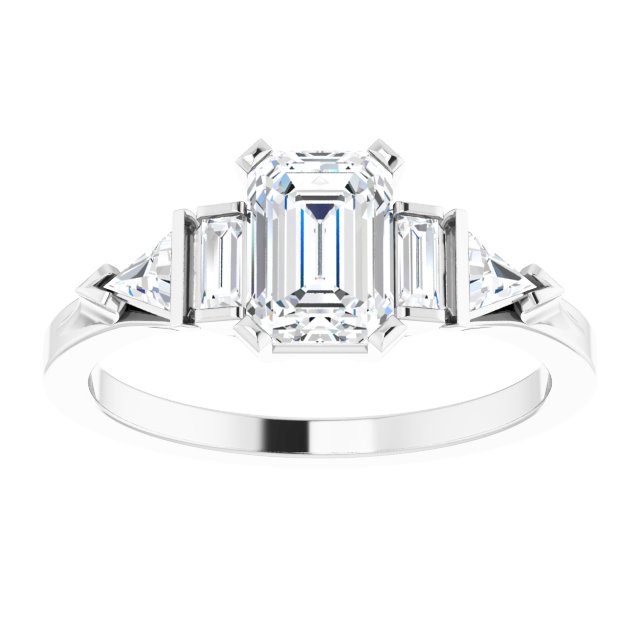 Diamond Accented Engagement Ring