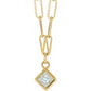 Bezel-Set Necklace